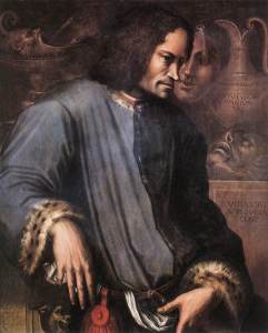 Portrait of Lorenzo the Magnificent - Oil on wood, 90 x 72 cm Galleria degli Uffizi, Florence